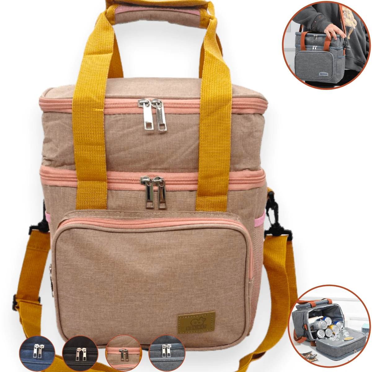 Bag Clips - Màu Hồng baby - Xem 1