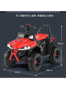 Montable Eléctrico Buggy Control Remoto, Mp3, Usb Y Amortigu Carro electrico Raptor Kid Montable Eléctrico The Baby Shop - con control remoto, amortiguación, luz y sonido Rojo -