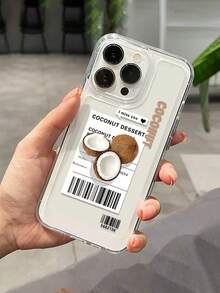 1 Miếng Trong suốt Dày lên Chống rơi Đúng mốt Dừa Nhãn mác In Ốp lưng & bao da điện thoại Tương thích với Apple Và Samsung Loạt - Nhiều màu - Xem 2