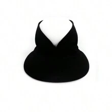 1pc Women's Solid Color Outdoor Sports Anti-Uv Sun Hat, Spring, Summer, Autumn, Cute Sunscreen Cap