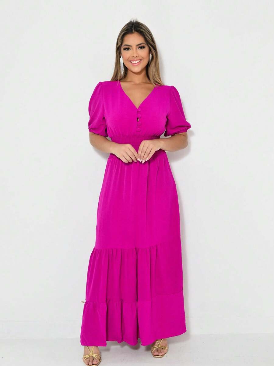 Women Dresses - Màu tím - Xem 1