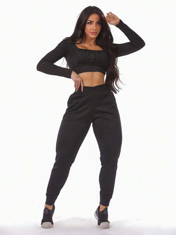 Calça de Matelasse com cos de Ribana