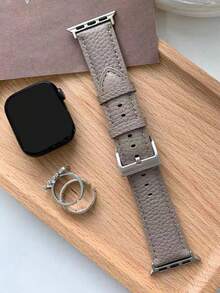 1 dây đeo Apple Watch bằng da thật Unisex Tương thích với Apple Watch, Dây đeo Apple Watch Tương thích với 38/40/41/42/44/45/49mm Ultra/Se/9/8/7/6/5/4/3/2/ 1 - 42mm/44mm/45mm/49mm - Xem 2
