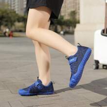 Zapatos deportivos para niños Liso - Azul - Ver 4