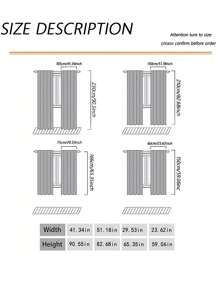 2入組復古谷倉門印花窗簾,口袋簾桿式鄉村風格裝飾印花輕過濾簾,防污、保隱私,適用於臥室辦公室廚房客廳書房家居 - 棕色 - 查看 3