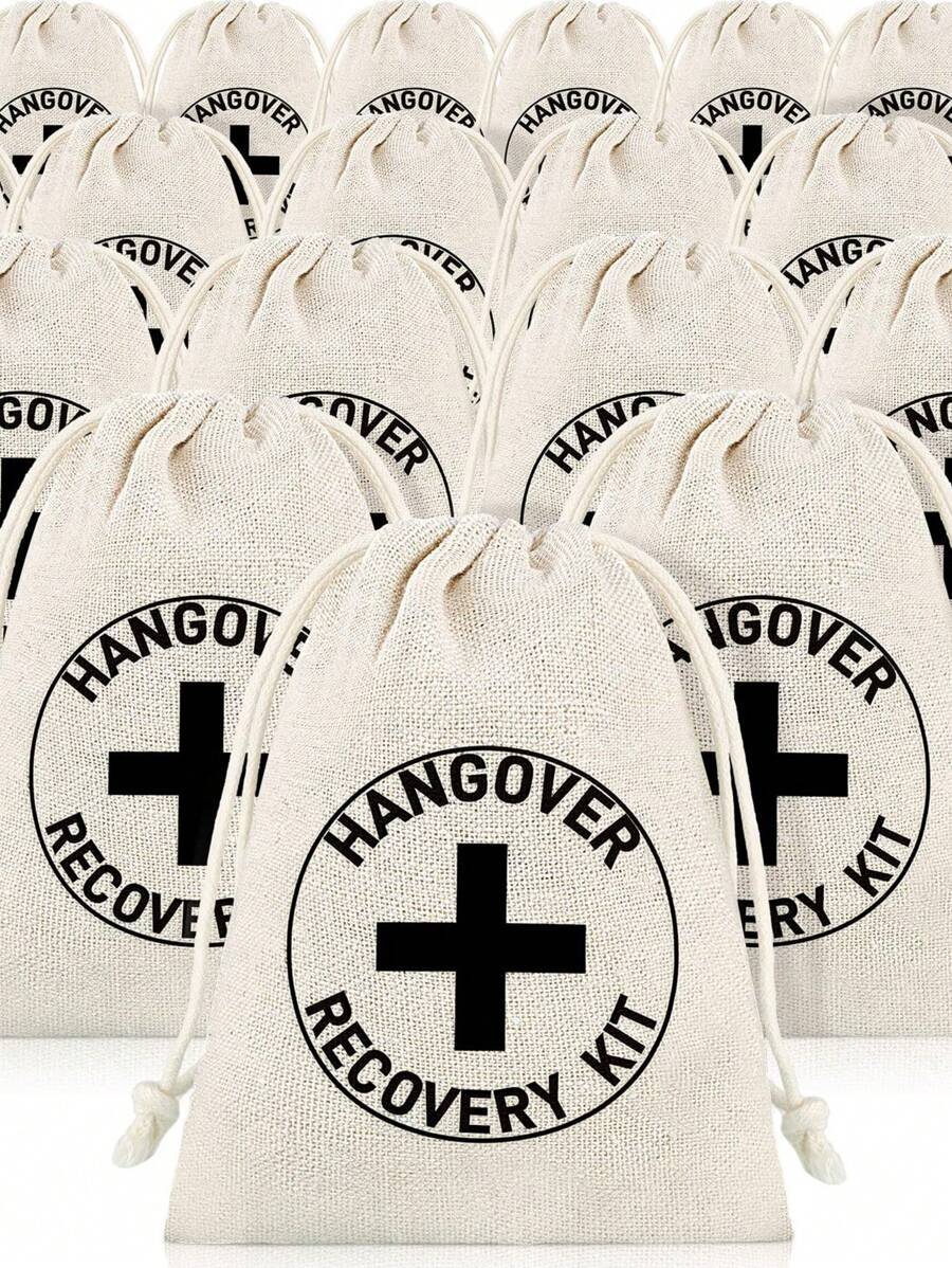 2/4/6/12pcs Hangover Bag Gift Bag Bachelorette Party Decoration