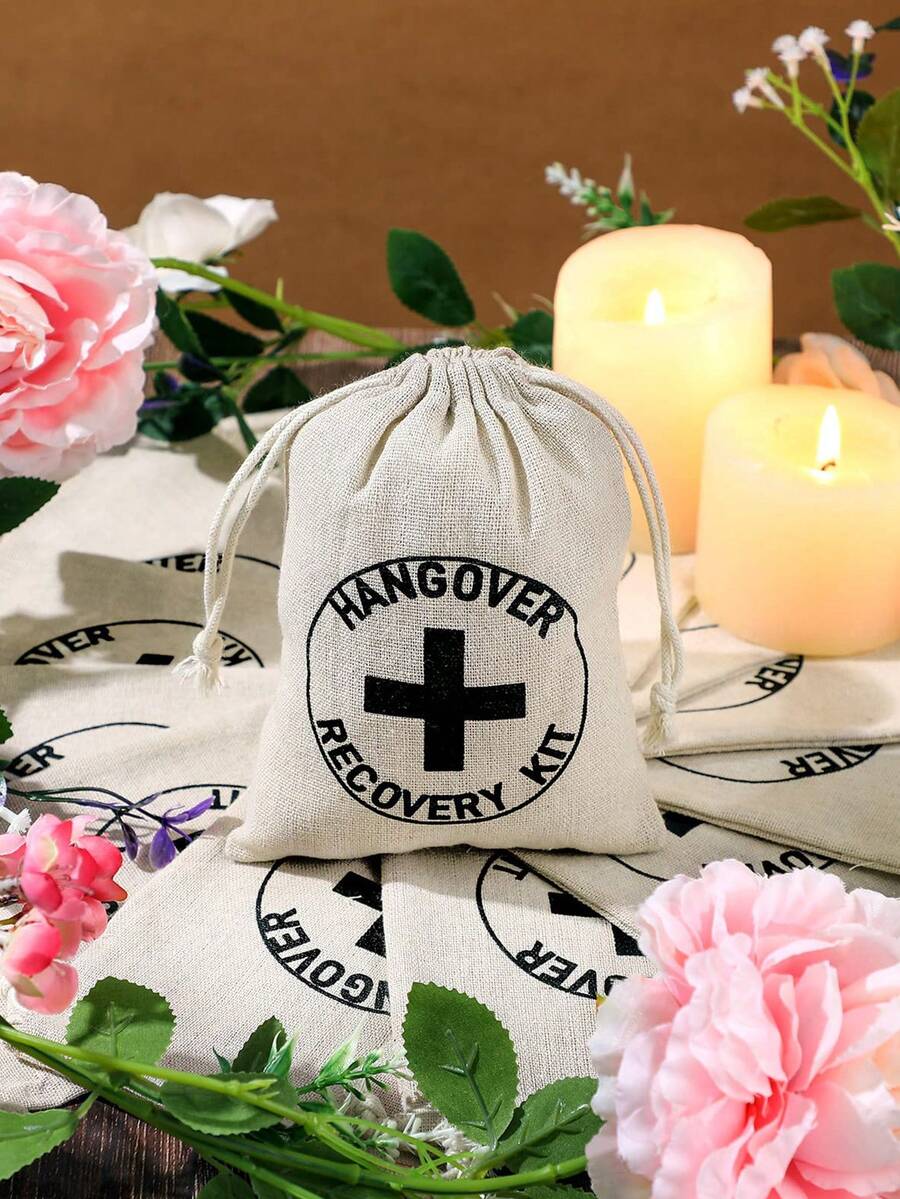 2/4/6/12pcs Hangover Bag Gift Bag Bachelorette Party Decoration