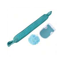 3-Piece Exfoliating Bath Cloth Set - Get A Deep, Heavy Exfoliation And Remove Dead Skin With Our Back Scrubber! - Pink - View 8