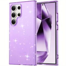 適用於三星Galaxy S23 S23 Plus S23 Ultra / S24 S24 Plus S24 Ultra閃亮美麗手機殼，精美復古防汙、防刮擦和防摔手機保護殼 - 金色 - 查看 10