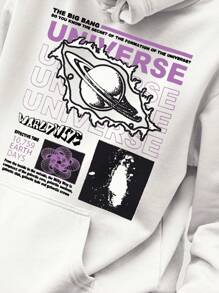 Men Hoodies - 白色 - 查看 1