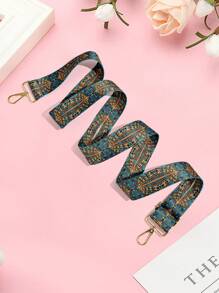 Adjustable Extra-Long Wide Strap For Handbag Crossbody Bag Detachable Replacement Bag Belt - Green - View 2