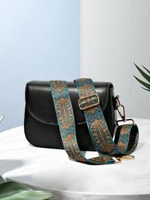 Adjustable Extra-Long Wide Strap For Handbag Crossbody Bag Detachable Replacement Bag Belt - Green - View 4