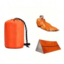 Outdoor Camping Hiking Adventure Tent Emergency Sleeping Bag, PE Aluminum Film Emergency Sleeping Bag - Multicolor - View 1