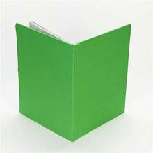Elastic Book Cover Solid Color Stretch Fabric Book Covers Simple Natural Solid Colo - Green - View 4