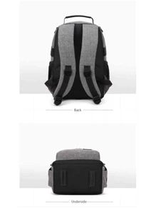 Mochila Para Cámara De Tamaño Pequeño Impermeable Para Dslr, Mochila Digital De Ocio Al Aire Libre - Azul - Ver 8