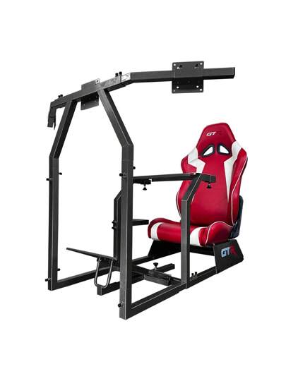 GTR Simulator GTA-F Model Racing Simulator Cockpit Black Frame Triple ...