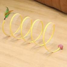 Brinquedo Para Gatos Pets Túnel Labirinto Mola maluca interativo