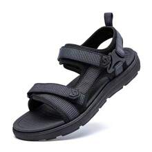 Men's Breathable Summer Sandals, Large Size Outdoors Casual Beach Sports Hiking Shoes For Men