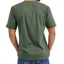 Men T-Shirts - 軍綠色 - 查看 5