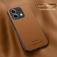 Funda Para Móvil Compatible Con Redmi Note 12 Pro, Funda Para Negocios Redmi Note 11, Funda Protectora Contra Caídas Redmi Note 10 Pro, Cubierta Para Redmi Note 13 Pro - Marrón - Ver 1