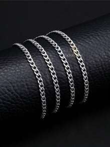 Men's Jewelry Sets - Plateado - Ver 9