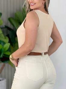 Women Tops - Màu be - Xem 2