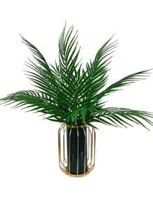 5/10 Lớn Nhân tạo Lá cọ Nhiệt đới Thực vật Lòng bàn tay Với Gốc Đối với Nhiệt đới Rừng nhiệt đới Buổi tiệc Lễ cưới Tiệc sinh nhật Đồ trang trí - màu xanh lá - Xem 1