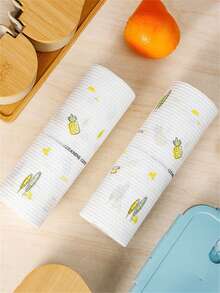 165 Chiếc Khăn Lau Slouchy Dùng Một Lần, Lau Nhà Bếp, Siêu Thấm Hút, Không Rụng Lông, In Hình, Màu Sắc Ngẫu Nhiên - Nhiều màu - Xem 6