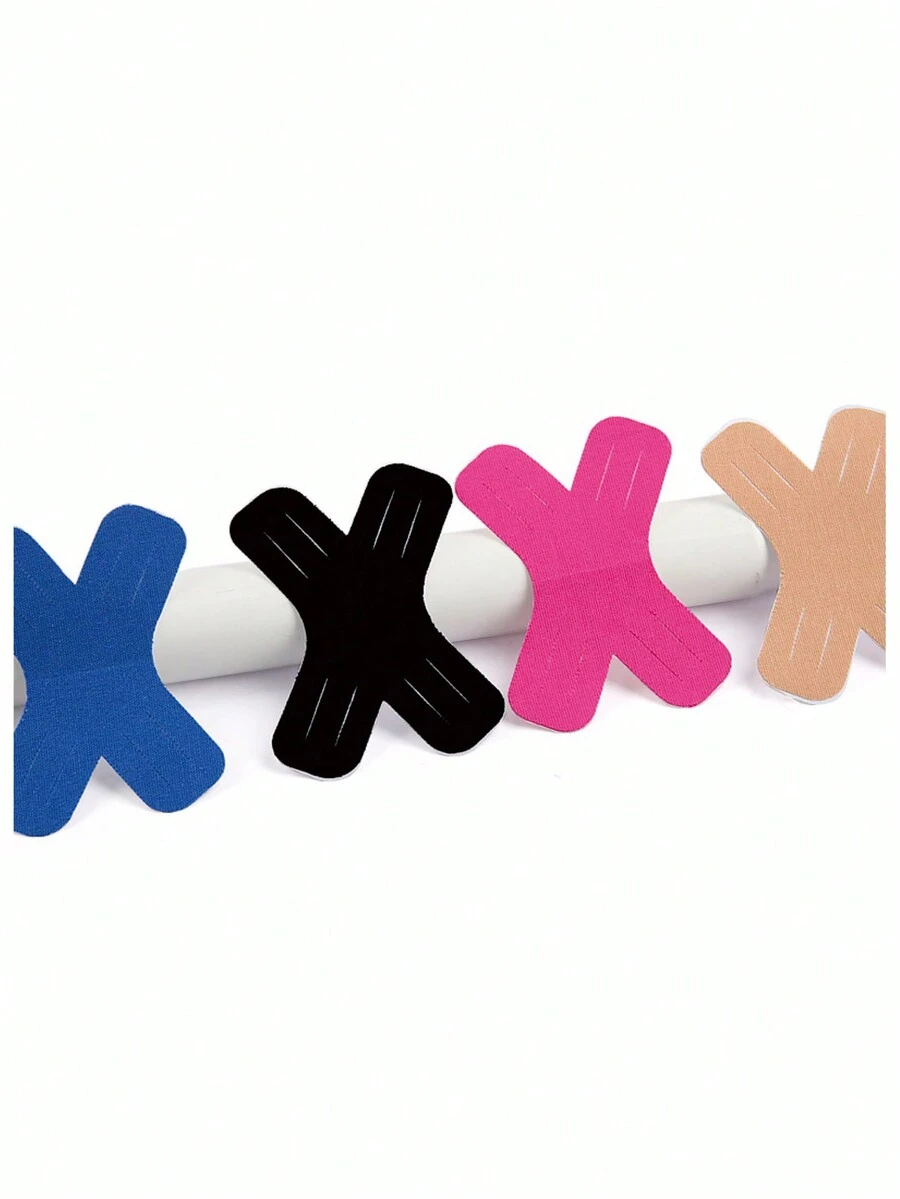 1bag/20pcs PreCut XShaped Muscle Tape For Basketball, Fitness, Thigh