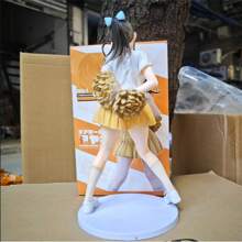 1入組動漫風啦啦隊女孩雕塑人物 - 彩色 - 查看 6