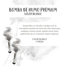 Humo premium color blanco aire libre, utilería de humo de colores para fotografía de bodas, fiesta, cumpleaños, celebraciones, ambiente festivo. (15 a 20 segundos). 2 piezas - Blanco - Ver 4