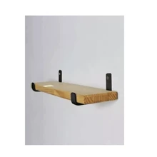 1 Prateleira Organizadora 80x20 C/ 1 Par de Mão Francesa P/ Otimização de Espaço