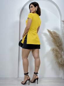 Women T-Shirts - Yellow - View 4