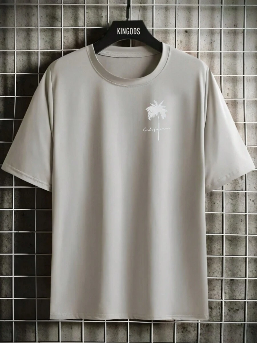 Men T-Shirts - Màu Xám nhạt - Xem 1