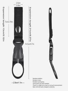 1 Peça Grampo De Garrafa Portátil Conveniente Para Hidratação Fácil Durante Atividades Ao Ar Livre, Padrão, Cor E Embalagem Aleatórios, Algumas Peças São Enviadas Aleatoriamente, Existe Um Pequeno Erro Devido À Medição Manual, Estilos Novos E Antigos Enviados Aleatoriamente