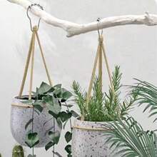 1 Set Of Shower Curtain Hooks, 12pcs Decorative Rustproof Stainless Steel Shower Curtain Rings, Matte Nickel Finish - Silver - View 11