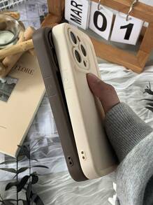 Basic Phone Cases Thickened Anti-Fall Phone Case Compatible With IPhone 15/15pro/15plus/15pro Max/14/14pro/14plus/14pro/14pro Max/13/13pro/13pro Max/12/12pro/12pro MAX TPU Soft Shell (4 Colors Available)