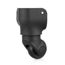 Suitcase Wheels & Feet Repair & Replacement Parts, Detachable Universal Wheel For Makeup Case, Tool Box, Luggage - Black - View 2