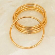 7pcs/Set Fashionable Western Bohemian Style Metal Bracelets, Vintage & Minimalist, Unisex, Casual Wear - Bracelet - View 9