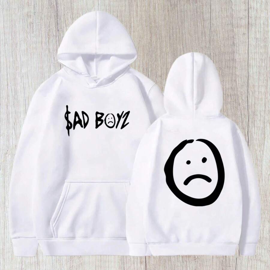 SUDADERA SAD BOYZ - Blanco - Ver 1
