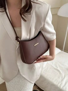 Bolsa De Hombro Multifuncional De Gran Capacidad Para Mujeres, Colección De Primavera 2024 De Bolsa De Axila, Bolsa De Mujer Al Por Mayor - Marrón - Ver 6