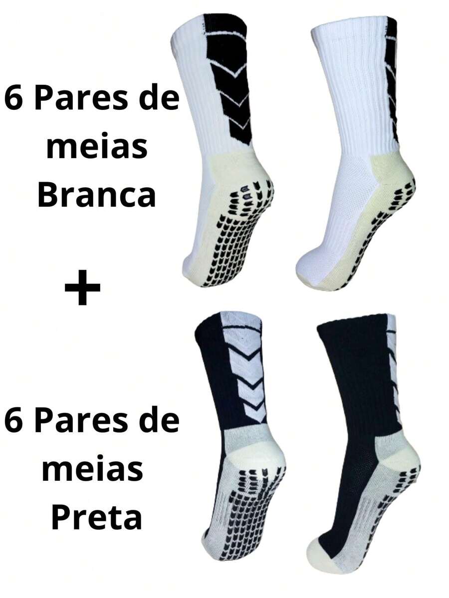 Men Sports Socks - Đen và trắng - Xem 1
