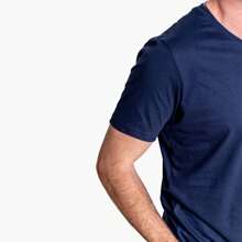 Men T-Shirts - 藏蓝色 - 查看 3