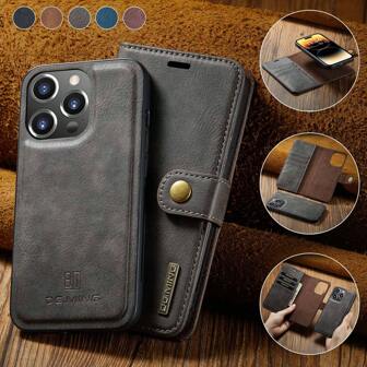 NEW Classic Business Style Faux Leather Wallet Phone Case Magnetic Flip Cover With Card Holder NEW 2 In1 PU Leather Wallet Magnetic Detachable Removable Phone Case Back Cover Compatible With Samsung Galaxy S24 Ultra/S23 Ultra/S22Ultra/S21Ultra/S20Ultra/S23FE/S20FE/S21fe/S21Plus Note 20 Ultra 5G 4G Galaxy A12 A22 A32 A42 A52 A72 A13 A23 A33 A53 A73 A14 A24 A34 A54 Oneplus 10 11 Pro Compatible With Iphone 15 14 13 12 11 Pro Promax Plus Mini IPhone X Xs XR XsMax 6 7 8 Plus For Pixel 6 Pro 7a 8 Pro Phone Case