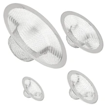 2 piezas Coladores de acero inoxidable para fregadero, atrapapelos de bañera, colador de desagüe y tapa de desagüe para la mayoría de los fregaderos de cocina y baño, 4 tamaños diferentes, decoración del hogar y del baño, decoración de otoño, de vuelta a la escuela