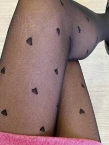 Women Fishnet Tights - 黑色 - 查看 3