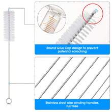 10支装吸管清洁刷，吸管清洁器，吸管刷，管道清洁刷，瓶子清洁刷