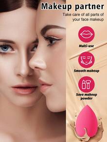 4PCS Makeup Sponge,Suitable For Cream & Powder Concealer, Loose Powder Makeup Applicator - Multicolor - View 5