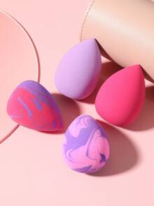 4PCS Makeup Sponge,Suitable For Cream & Powder Concealer, Loose Powder Makeup Applicator - Multicolor - View 2