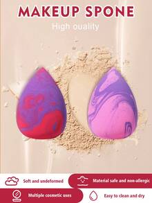 4PCS Makeup Sponge,Suitable For Cream & Powder Concealer, Loose Powder Makeup Applicator - Multicolor - View 10